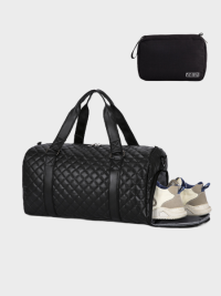 « Esplorando l’Eleganza della Grand Borsa Donna/Uomo Borsa a Tracolla Borsone da Viaggio Borsa da Toilette Noir/Grigio/Rosa – Lennon »